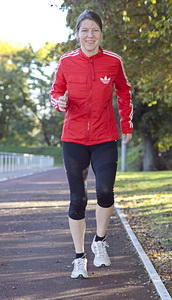 Anke Daniels beim Sporttraining - Oktober 2011 - Fotos © Simin Kianmehr